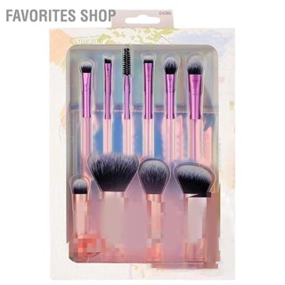 Favorites Shop 10PCS Mini Makeup Brush Set Portable Travel Cosmetic Brushes Kit for Convenient Tools