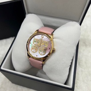 🦋สินค้าพร้อมส่ง🦋   New🤍Gucci G-Timeless watch, 38 mm มีประกัน 2 ปี รุ่นหายาก น่ารักสุดๆ สวย เรียบ หรู ราคาดีมากก