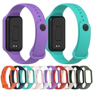สายนาฬิกาข้อมือซิลิโคน แบบเปลี่ยน สําหรับ Amazfit Band 7