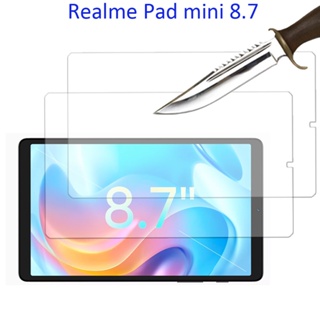 ฟิล์มกระจกนิรภัยกันรอยหน้าจอแท็บเล็ต 9H สําหรับ Realme Pad mini 8.7 นิ้ว 2 ชิ้น