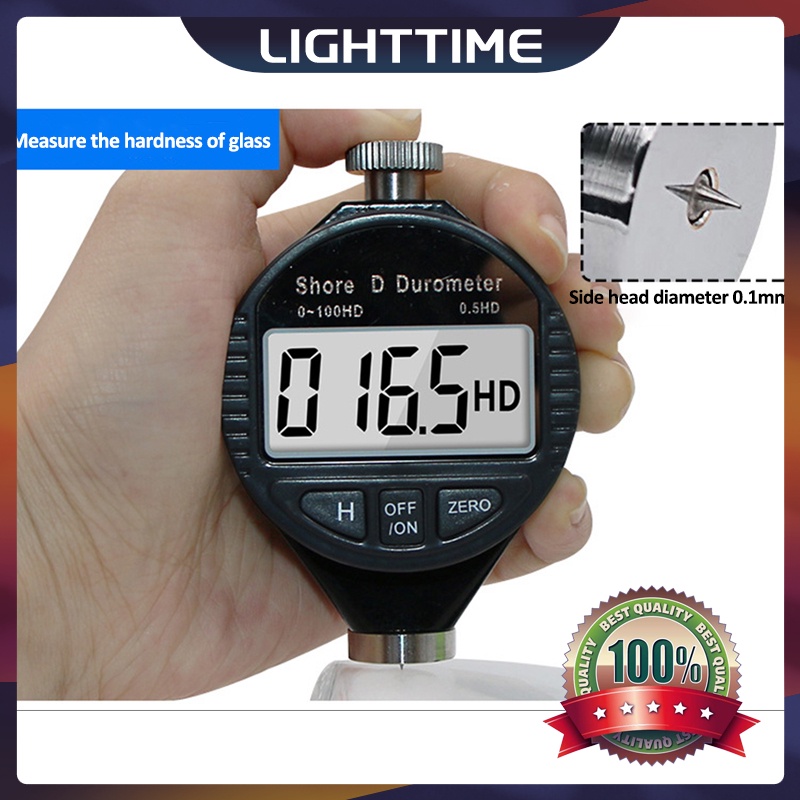 เครื่องทดสอบความแข็งจอแสดงผล LCD เมตร Shore 0-100 A/C/D Digital Shore Durometer Sclerometer ยางความแข็งเครื่องทดสอบเมตรย่อหน้า
