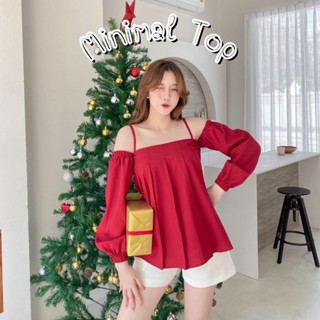 Minimal Top เสื้อสีแดง ต้อนรับวันคริตมาส🎄