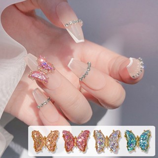 【AG】Manicure Decoration Strong Luxury Alloy 3D Rhinestone Nail Decorations for Women