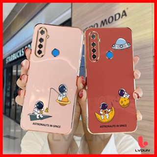 เคส Realme 5 Realme 5 Pro Realme 5i Realme 5S 6i C3 6 6 Pro Realme 8 8 5G 8Pro 8i Astronaut Soft Case 2B-XQ