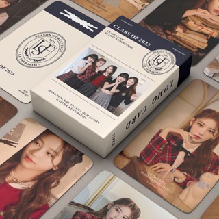 LE SSERAFIM โปสการ์ดอวยพร Photocards 2023 SEASONS GREETINGS LOMO จํานวน 55 ชิ้น ต่อกล่อง