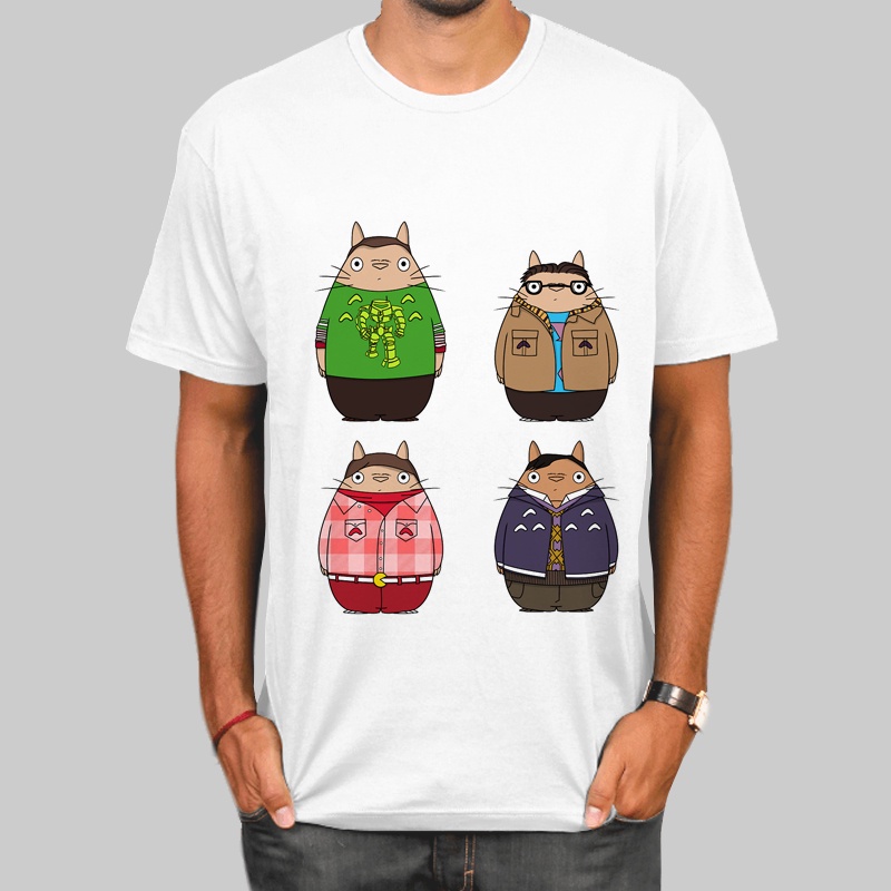 The Big Bang Theory Tshirt Men Short Sleeves Sheldon Cooper Shirt TV Show Bazinga T-shirt Slim Fit 1