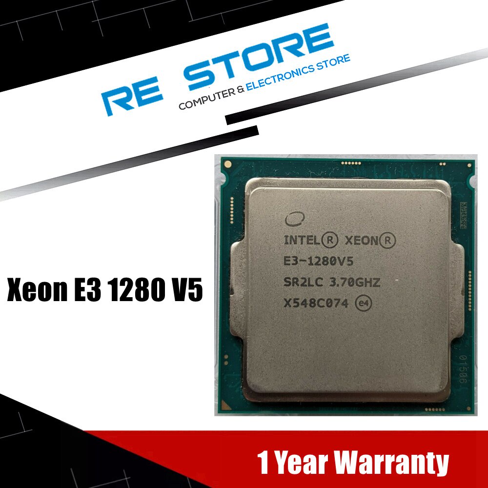 【พร้อมส่ง】intel Xeon E3 1280 V5 3.7GHz lga1151 8MB 80W Quad Core CPU sr2cl