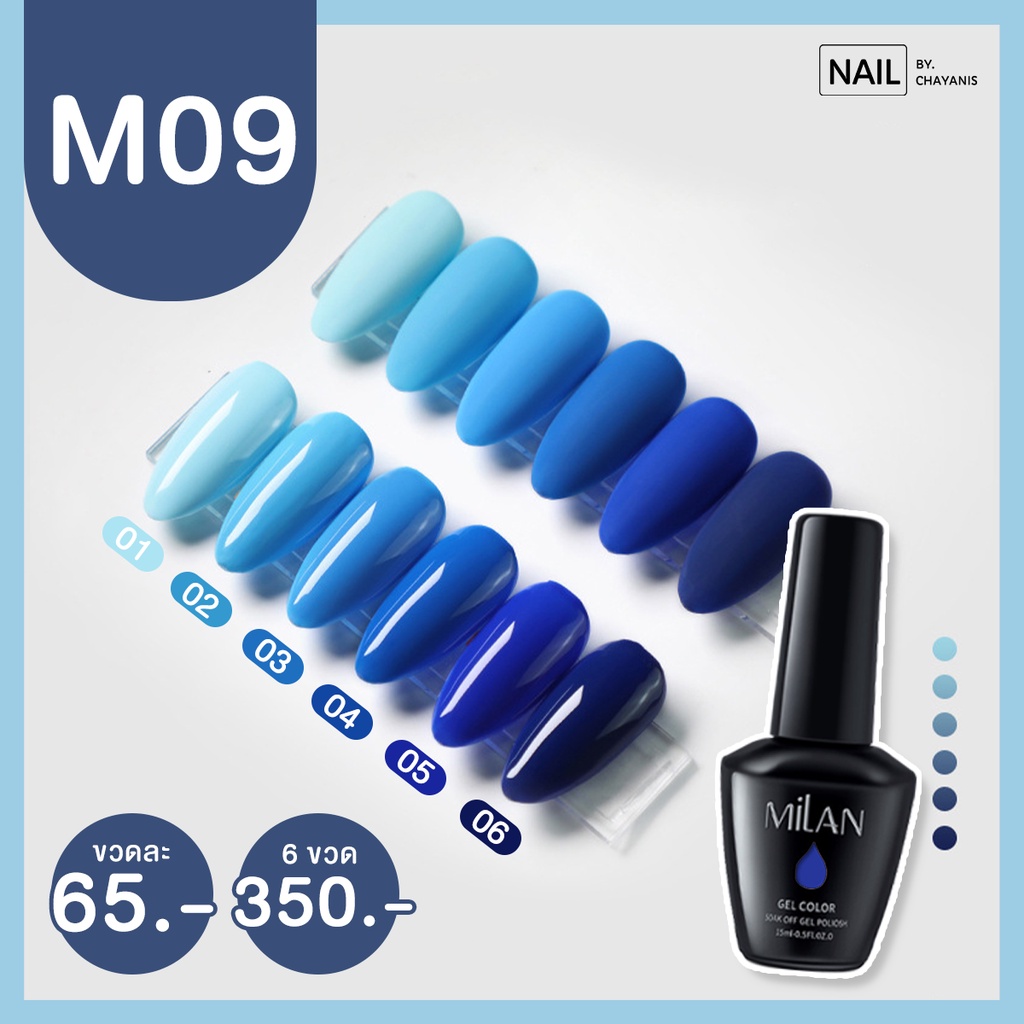 Milan Gel โทนน้ำเงิน