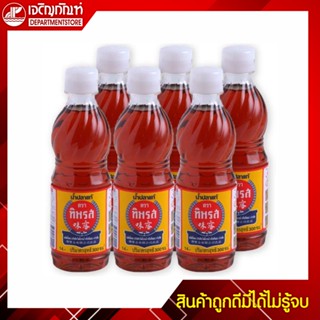 ทิพรส น้ำปลาแท้ ฝาเหลือง ขวดเพ็ท 300 มล. (แพ็ค 6 ขวด)