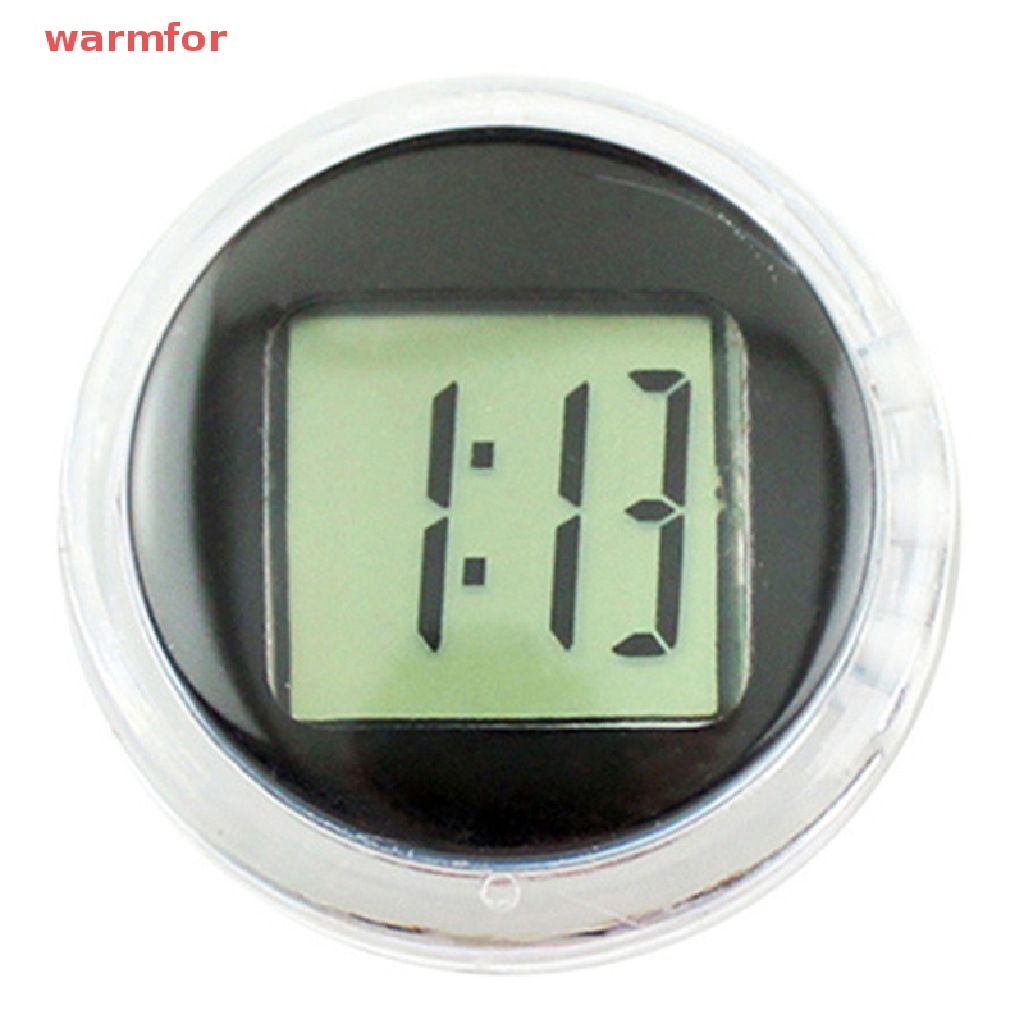 (warmfor) นาฬิกาดิจิทัล แบบติด กันน้ํา อุปกรณ์เสริม สําหรับรถจักรยานยนต์