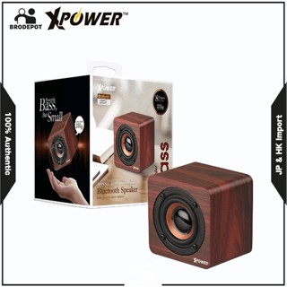 XPower MBS4 Mini Wooden Wireless Bluetooth Speaker