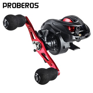 Baitcasting Reel AC2000 มือซ้ายขวา 6.3:1 สีฟ้า สีม่วง สําหรับรอกตกปลาคาร์พ