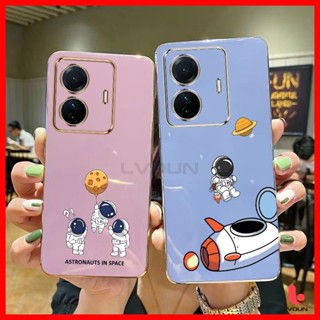 เคส Vivo T1 5G Y51 Y31 Y51S Y50 Y30 V17 Y22S Y22 Y35 Y16 Astronaut Soft Case 2B-XQ