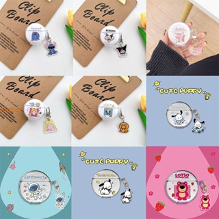 【ในการจัดส่ง】เคส Pro6สไตล์การ์ตูนน่ารักบลูทูธไร้สายหูฟังเชลล์ J6ใสป้องกันการล่มสลายนิ่มพร้อมจี้