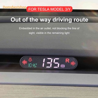 [Domybestshop.th] มาตรวัดความเร็วรถยนต์ HUD สําหรับ Tesla Model 3/Y 2021-2022