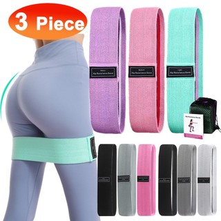 พร้อมจัดส่ง 🚛 AOLIKES สายรัดสะโพก ยางยืดออกกำลังกาย ยางยืดสะโพก แถบต้านทานโยคะ ผ้าหนาออกกำลังกาย กระชับต้นขาและก้น
