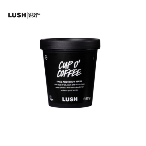 LUSH มาส์กหน้าและตัว CUP O' COFFEE FACE AND BODY MASK (สินค้าสด มีอายุ 4 เดือนหลังจากวันผลิต)