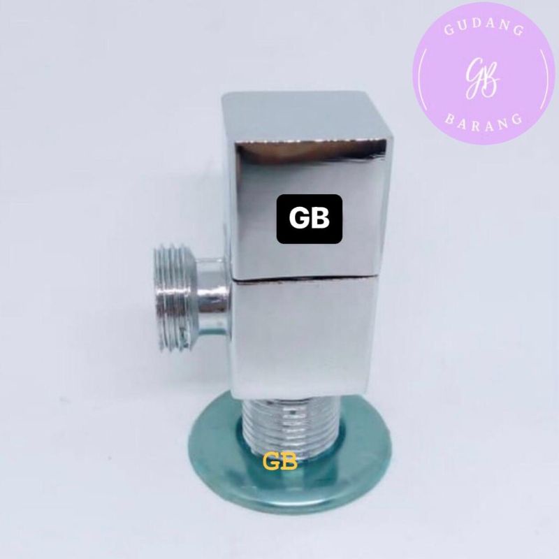 Minimalist Single Box Shower Faucet Stop - Square Stop Faucet - Square Water Faucet Stop