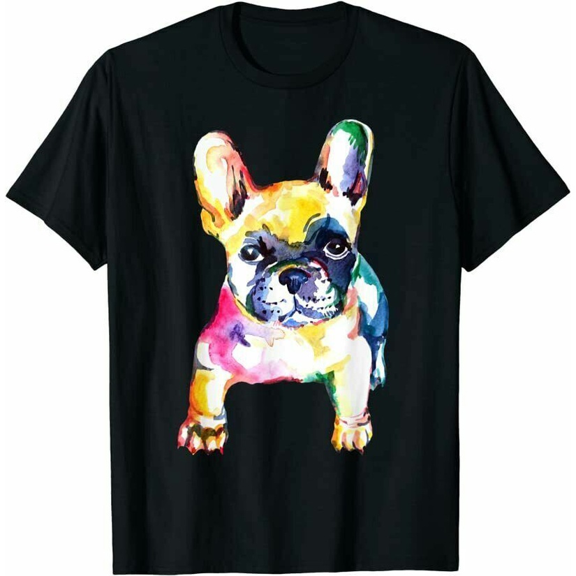 French Bulldog Watercolor TShirt  French Bulldog Lover Gift  Frenchie TShirt