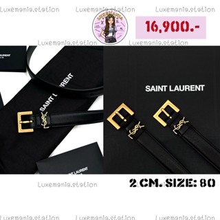 👜: New!! YSL Belt 2cm.‼️ก่อนกดสั่งรบกวนทักมาเช็คสต๊อคก่อนนะคะ‼️