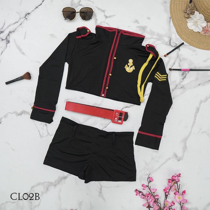 เซ็กซี่ COSTUME LINGERIE COSPLAY SAILOR / POLICE SEXY WOMEN CL02B คุณภาพสูง !!