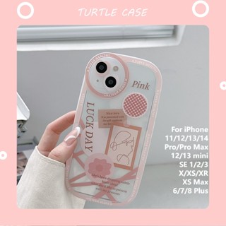 [พร้อมส่ง] เคสโทรศัพท์มือถือ ทรงกลม แบบป้องกัน ลาย Tiktok สําหรับ Apple iPhone 14 13 12 11 promax XS XR xsmax se2020 6 7 8plus mini