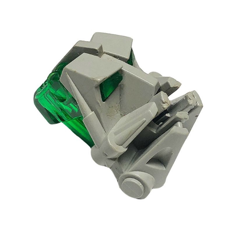 Part Lego 32553c01 Bionicle Head Connector Block 3 x 4 x 1 2/3 with Trans-Green Eye / Brain Stalk (3