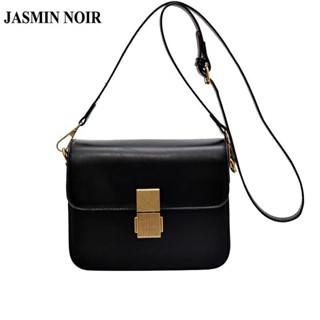 Jasmin NOIR กระเป๋าสะพายไหล่ กระเป๋าถือ หนัง PU สําหรับสตรี