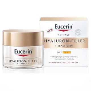 Eucerin Hyaluron-filler + Elasticity Day Cream SPF 15/30, 50 ml / ยูเซอริน ไฮยาลูรอน ฟิลเลอร์ อีลาสติซิตี้ กลางวัน ครีม