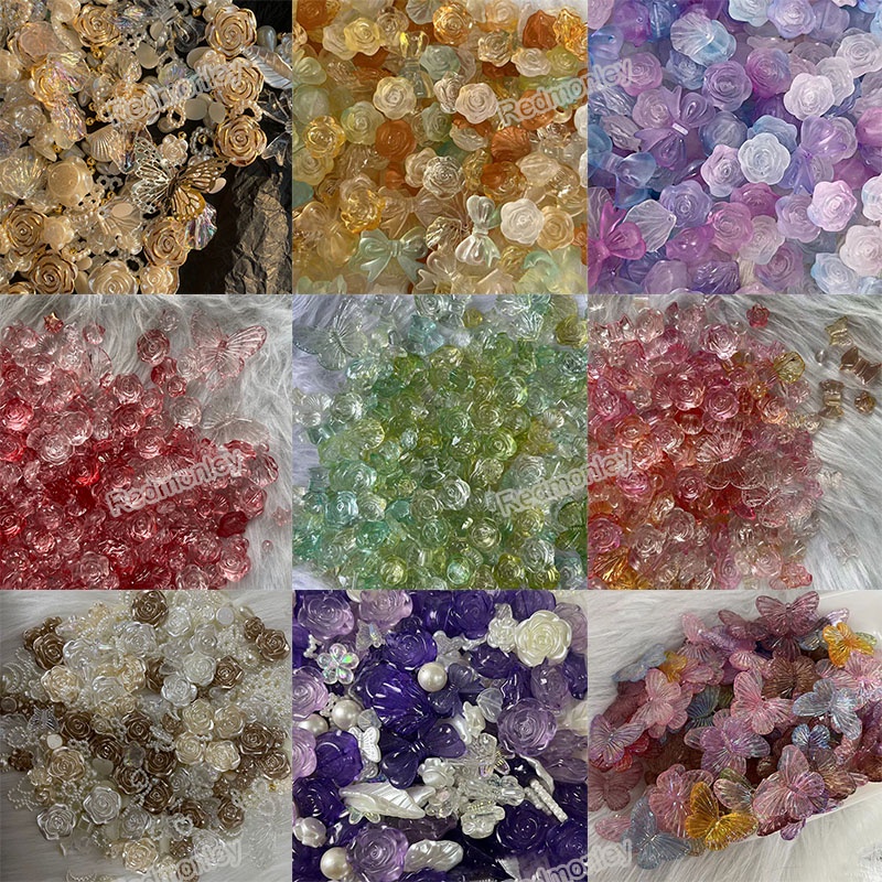 10 กรัม / ถุง ชุดบาร็อค DIY เครื่องประดับเรซิน วัสดุทําด้วยมือ สําหรับทําเครื่องประดับ