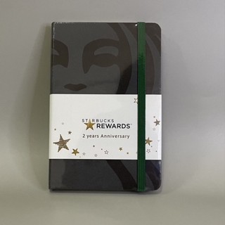 Starbucks Rewards 2years Anniversary Moleskine Classic Notebook Japan Limited ไม่ได้แกะพลาสติก พร้อมส่ง!!