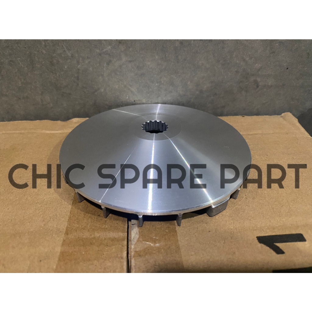 (TTX/MIO115i/Fino115i)ล้อขับสายพานหน้าตัวนอก ใบพัดตัวนอกพร้อมแหวนลอง รุ่น TTX/MIO115i/Fino115i/54S