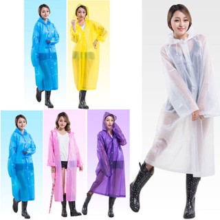 Almirah 1 - เสื้อกันฝน Eva สีโปร่งใส สไตล์เกาหลี