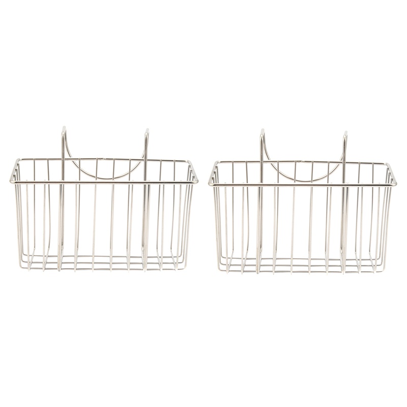 Kitchen Sponge Holder, Sink Basket Sink Caddy Brush Dishwashing Liquid Drainer Rack Sink Organizer A