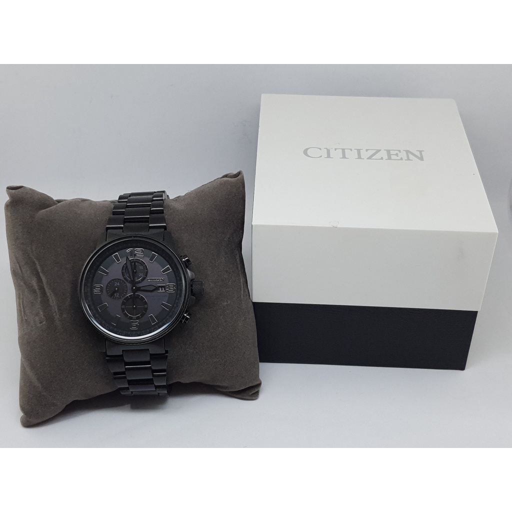นาฬิกา CITIZEN MEN'S CA0295-58E ECO DRIVE NIGHTHAWAK CHRONOGRAPH พร้อมกล่อง (สภาพใหม่)