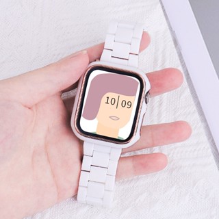 สายนาฬิกาข้อมือ พร้อมเคส แบบบาง สําหรับ Watch Band SE 45 44 42 มม. 76543 41 มม. 40 มม. 38 มม.