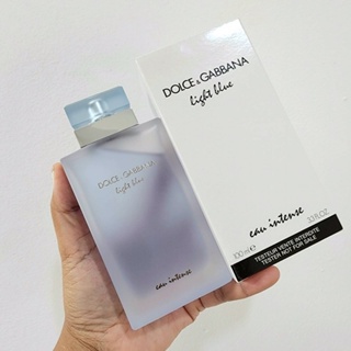 Dolce &amp; Gabbana Light Blue Eau Intense EDP 100ml กล่องเทสเตอร์(เช็คสต้อคทางแชทก่อนทำรายการนะคะ)