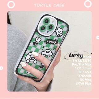 [พร้อมส่ง] เคสโทรศัพท์มือถือ ลายการ์ตูนหมากรุก มีขาตั้งด้านข้าง สําหรับ Apple iPhone 14 13 12 11 PROMAX XS XR XSMAX SE2020 6 7 8PLUS MINI