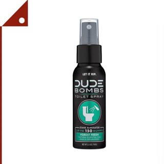 DUDE : DDE62805* สเปรย์กำจัดกลิ่น Bombs Toilet Spray, 2.5 oz