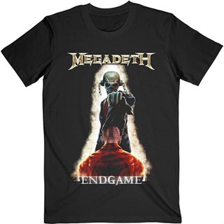 เสื้อยืดผ้าฝ้ายพรีเมี่ยม เสื้อยืด พิมพ์ลาย Mega Death End Game สําหรับผู้ใหญ่