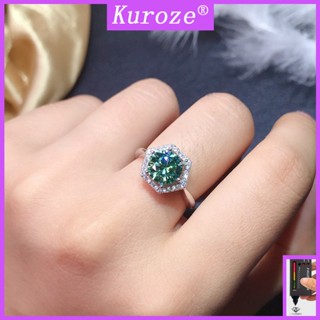 Kuroze เครื่องประดับแฟชั่น แหวนโมอิส