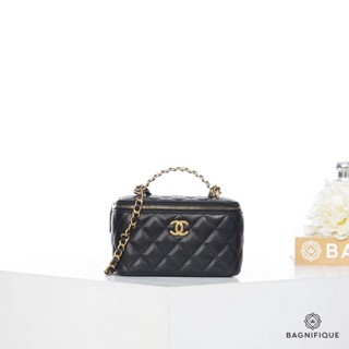 CHANEL VANITY SMALL BLACK CAVIAR GHW