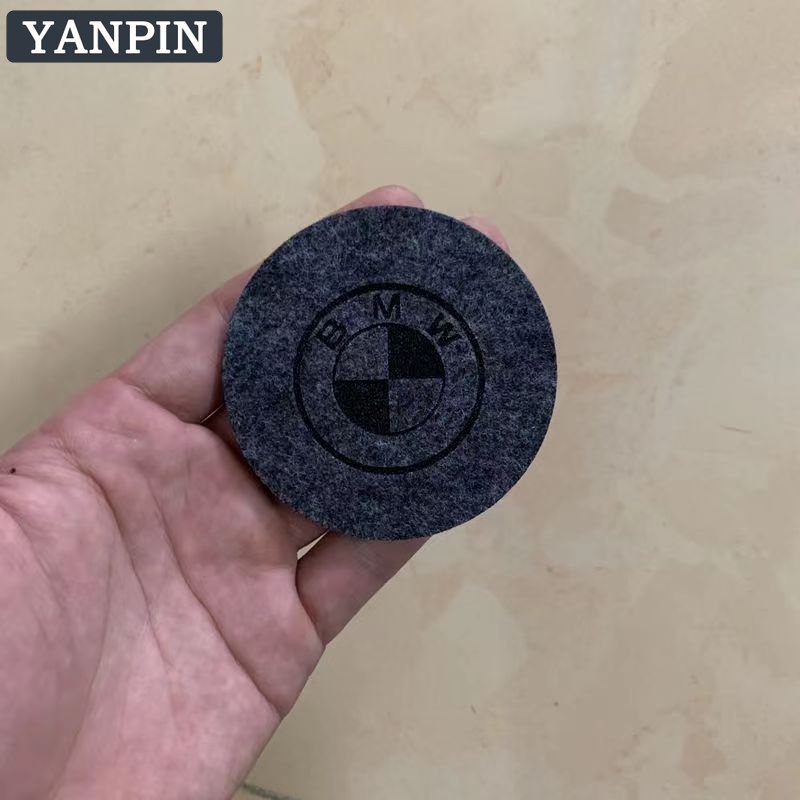 For BMW  ที่รองแก้วน้ําสักหลาด ลายโลโก้ ดูดซับน้ําได้ดี พรีเมี่ยม F30 F20 F10 E34 E46 E60 E90 E36 X1 X3 X5 G20 G30