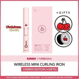 [ใหม่/จำกัด] VODANA x KIRSH เตารีดดัดผมไร้สาย MINI WIRELESS CURLING IRON CHERISH EDITION