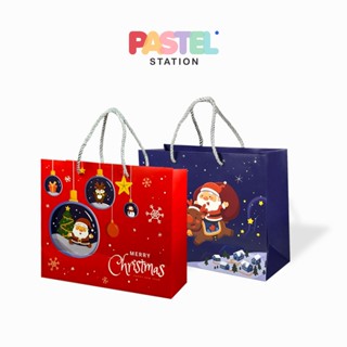 ถุงกระดาษ ถุงใส่ของอเนกประสงค์ ลายคริสต์มาส Christmas Bag Premium
