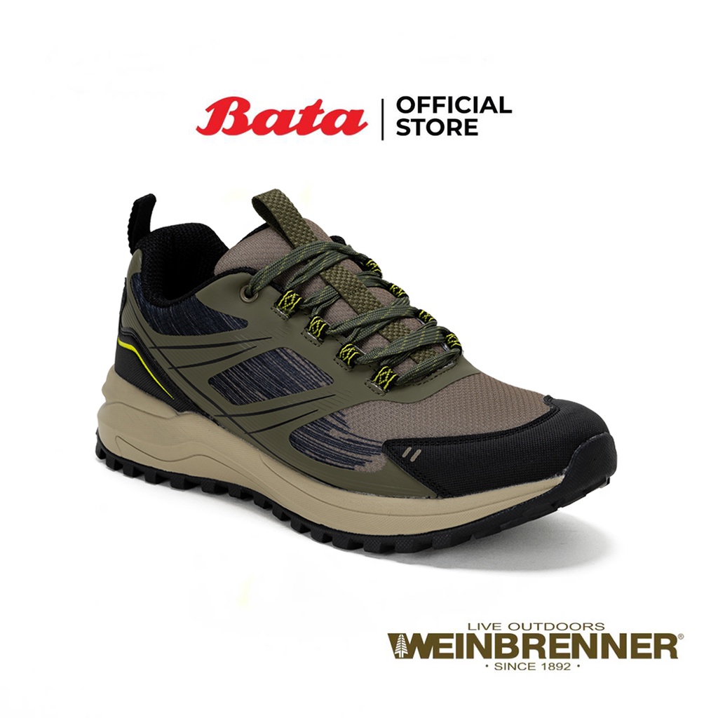 Bata บาจา รองเท้าผ้าใบแบบผูกเชือก หุ้มส้น กระชับรองรับน้ำหนักเท้าได้ดี สวมใส่ง่าย  รุ่น KASEN สีกากี 8307810