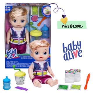 Baby Alive Sweet Spoonfuls Blonde Baby Doll Boy