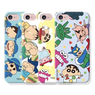 Crayon Shinchan Pattern Slim Phone case compatible for iPhone galaxy 14 13 12 11 pro max plus s22 ultra s22+ s21 s20 fe