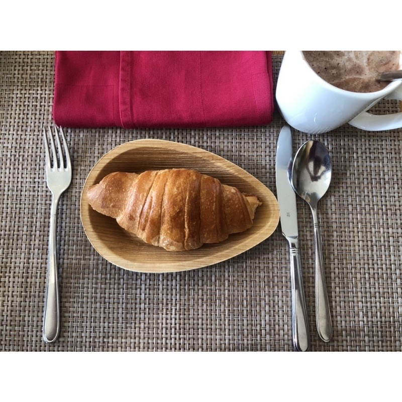 OV17/ ชุดจานโมคารูปไข่ 10 ชิ้น/พักชา/เป็นมิตรกับสิ่งแวดล้อมจานโมคาอูแบบใช้แล้วทิ้งที่เป็นมิตรกับสิ่ง