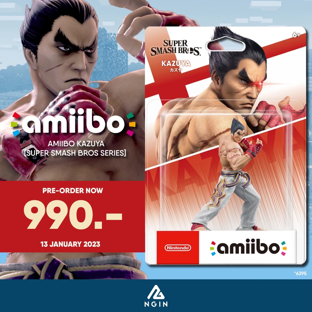 Kazuya Super Smash Bros Series Nintendo Figure Kazuya Amiibo